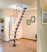 Маршевые лестницы по привлекательной цене на модульном каркасе.